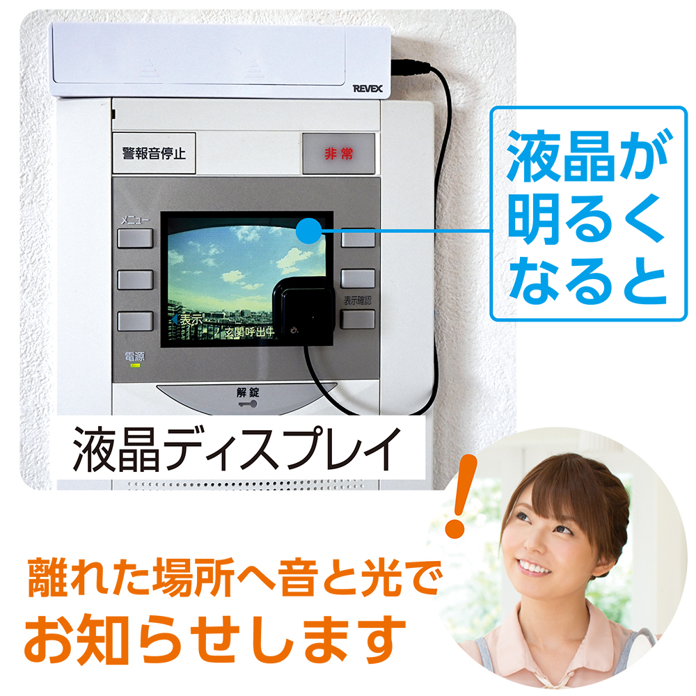 液晶ディスプレイセンサーチャイムセット XP780・XP80 – ナカバヤシ